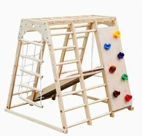 Kids Outdoor Climbing Frame - Estructura de escalada de madera con