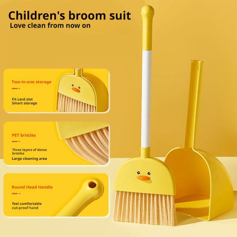 Kids Outdoor Broom - Juego de Mini Escoba y Recogedor
