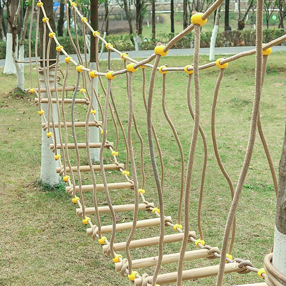 Kids Outdoor Climbing Frame - Puente de Equilibrio para Jardín de