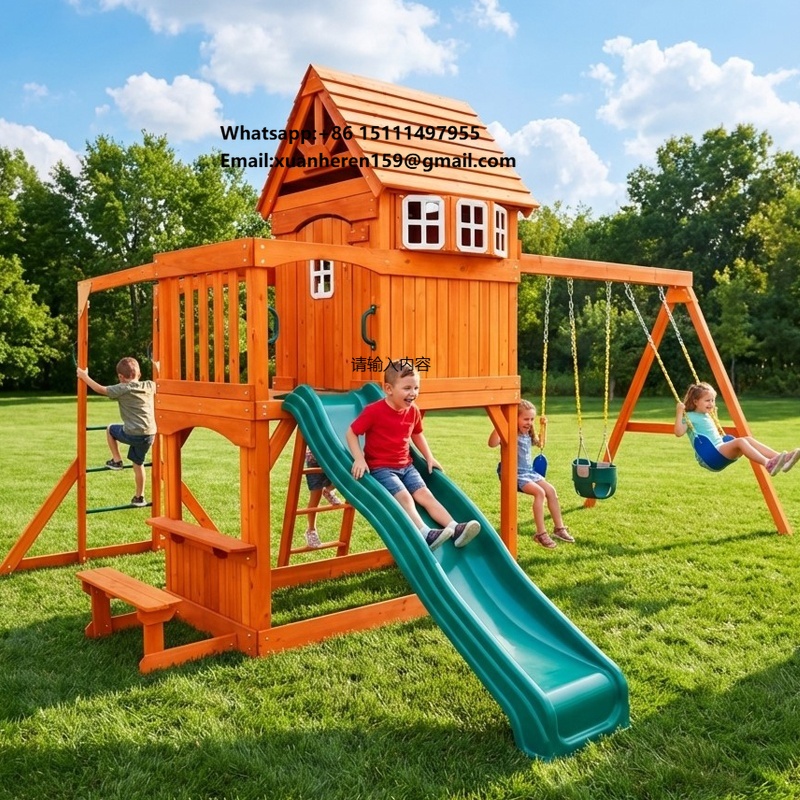 Kids Outdoor Climbing Frame - Gran equipo de juegos al aire