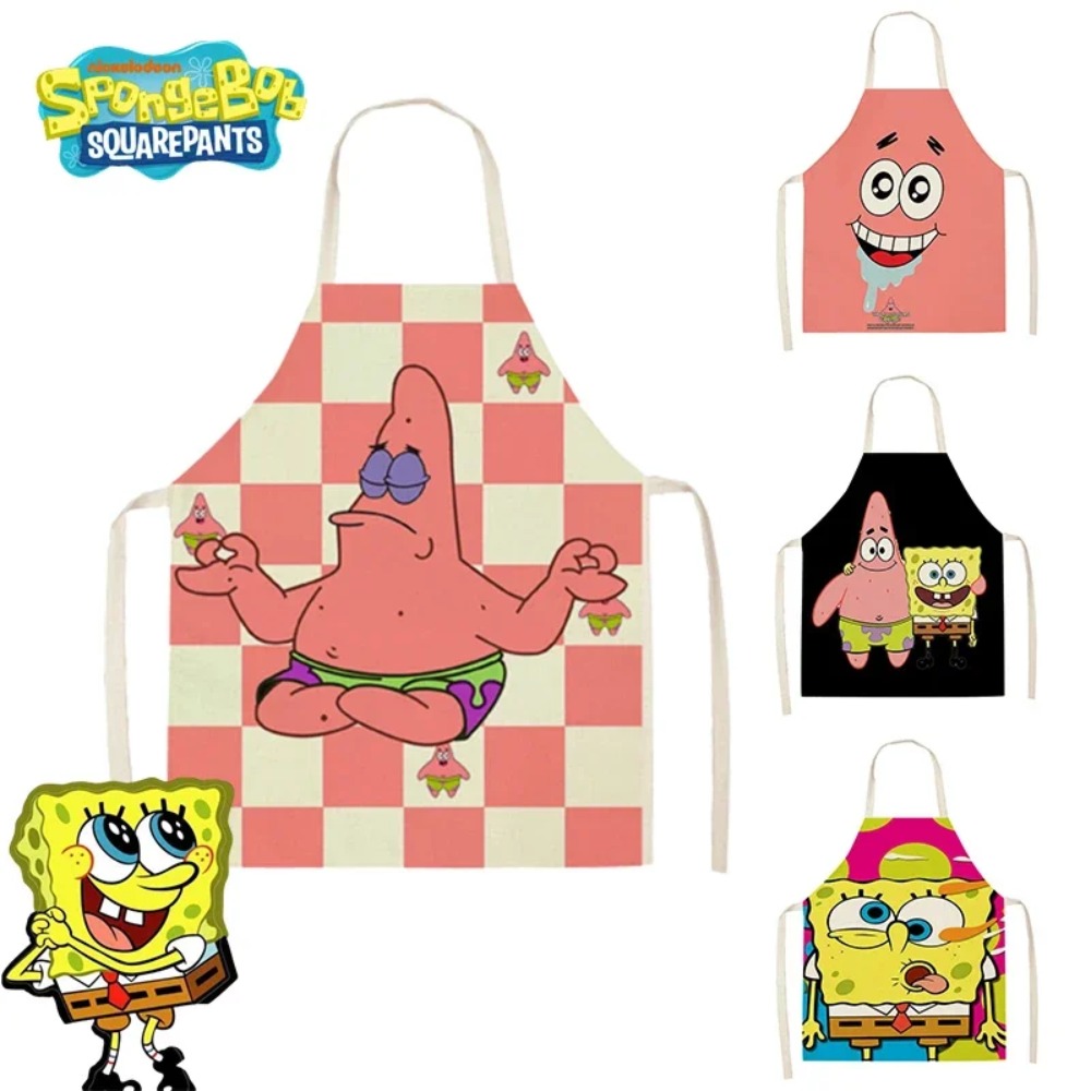 Kids Outdoor Kitchen Accessories - Delantales de Cocina de Bob Esponja