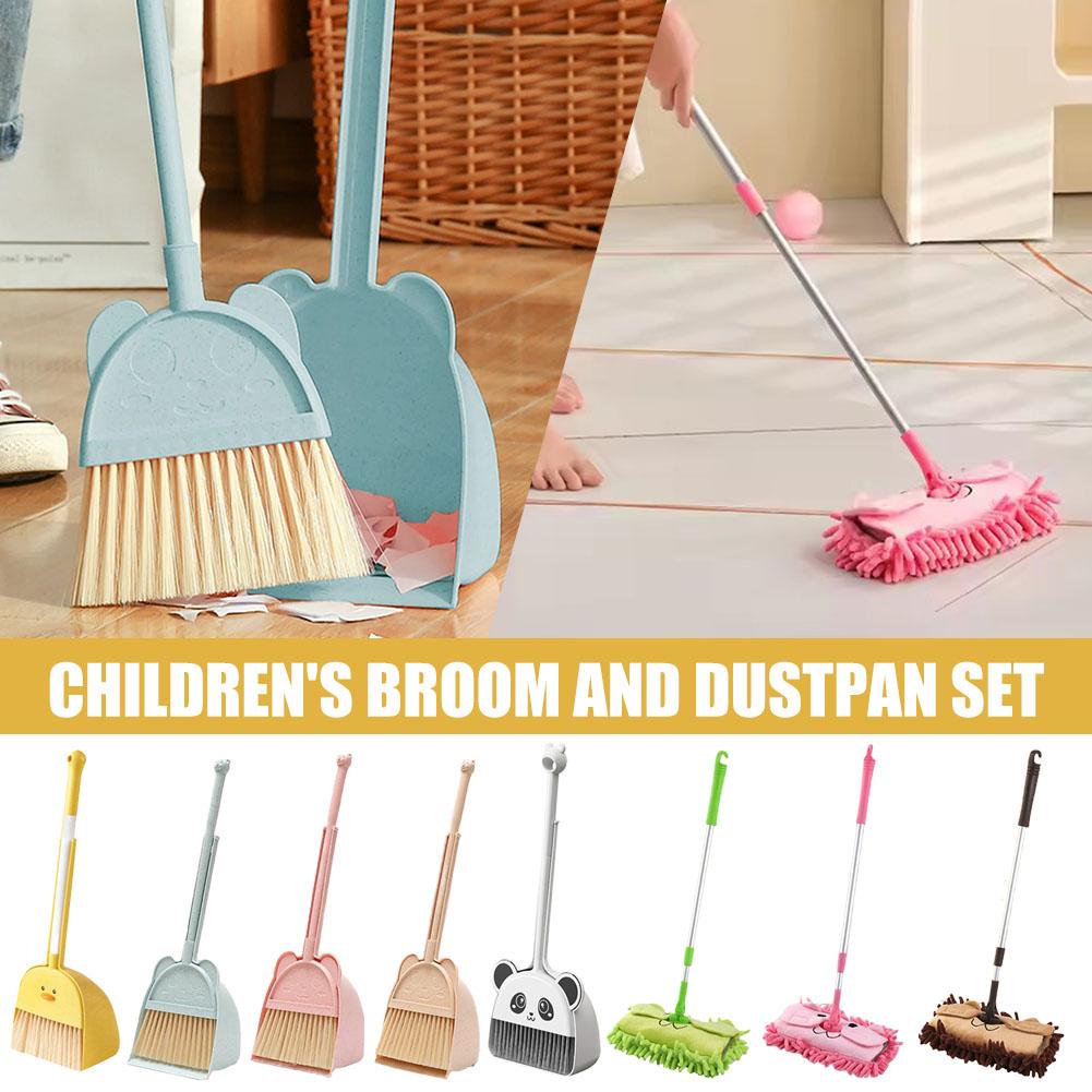 Kids Outdoor Broom - Mini Juego de Escoba y Recogedor