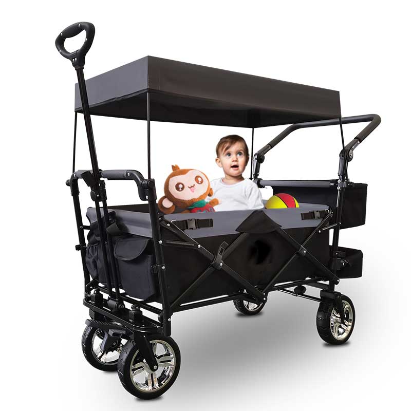 Kids Outdoor Furniture Set - Carrito de Paseo Plegable Resistente para