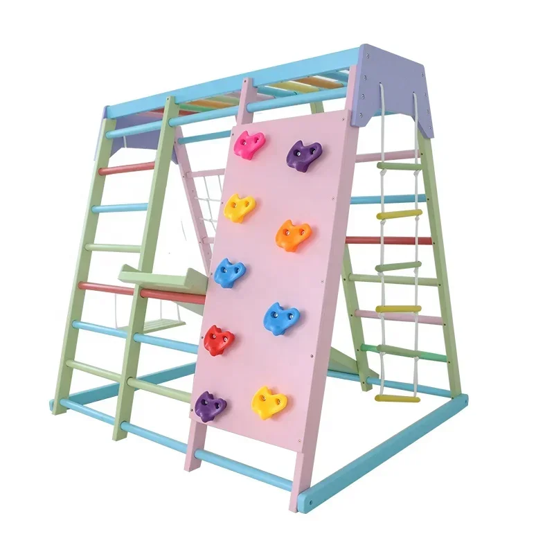 Kids Outdoor Climbing Frame - Set de Escalada de Madera para