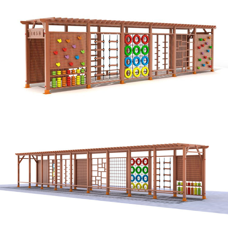 Kids Outdoor Climbing Frame - Estructura de Madera para Escalar en