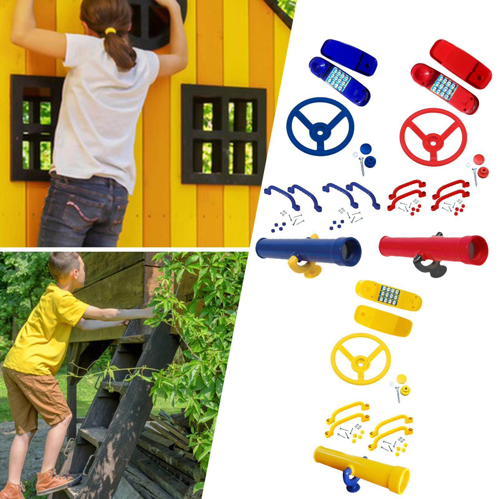 Volante de juguete para patio  - Kids Outdoor Climbing Frame reseña y precio