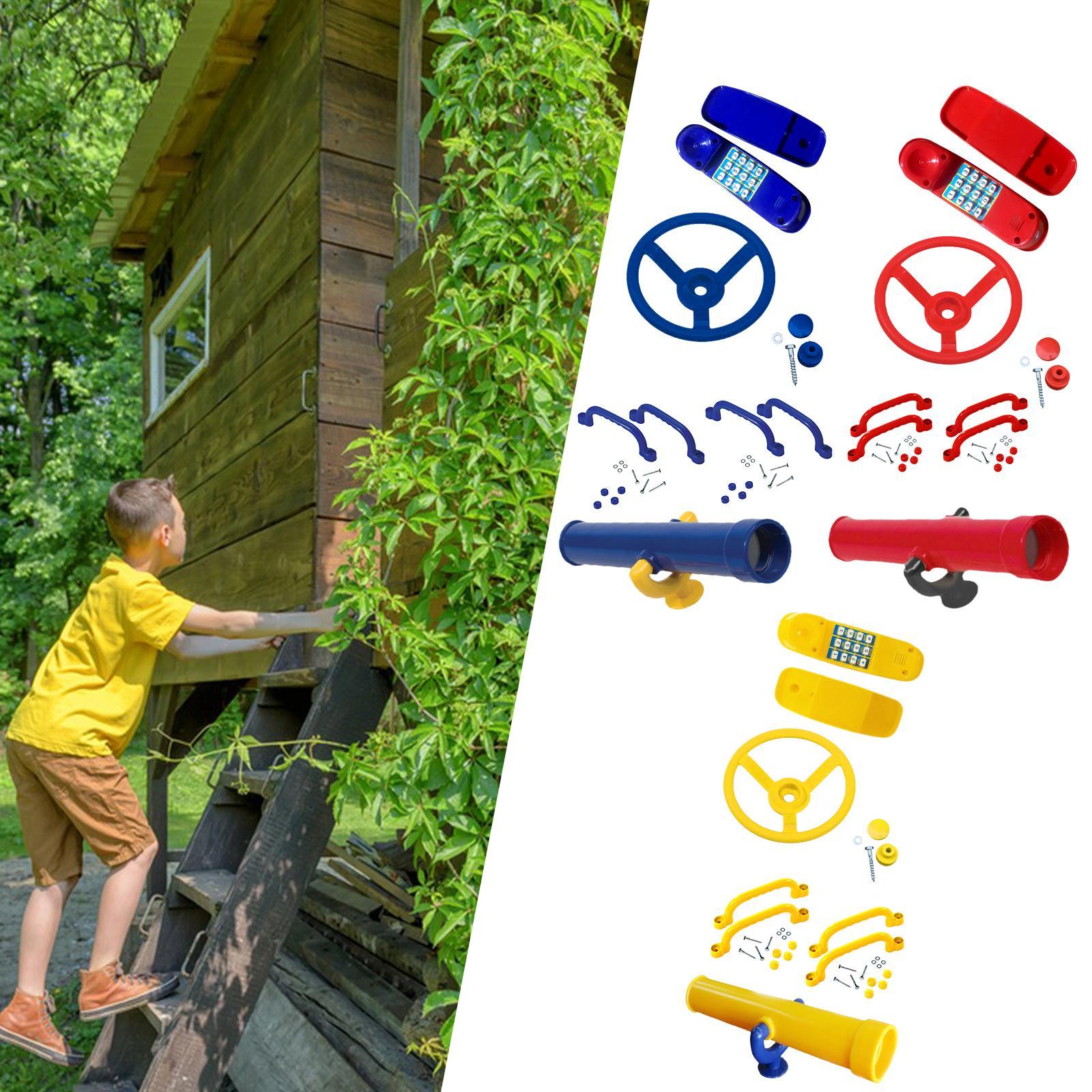 Volante de juguete para patio  - Kids Outdoor Climbing Frame reseña y precio