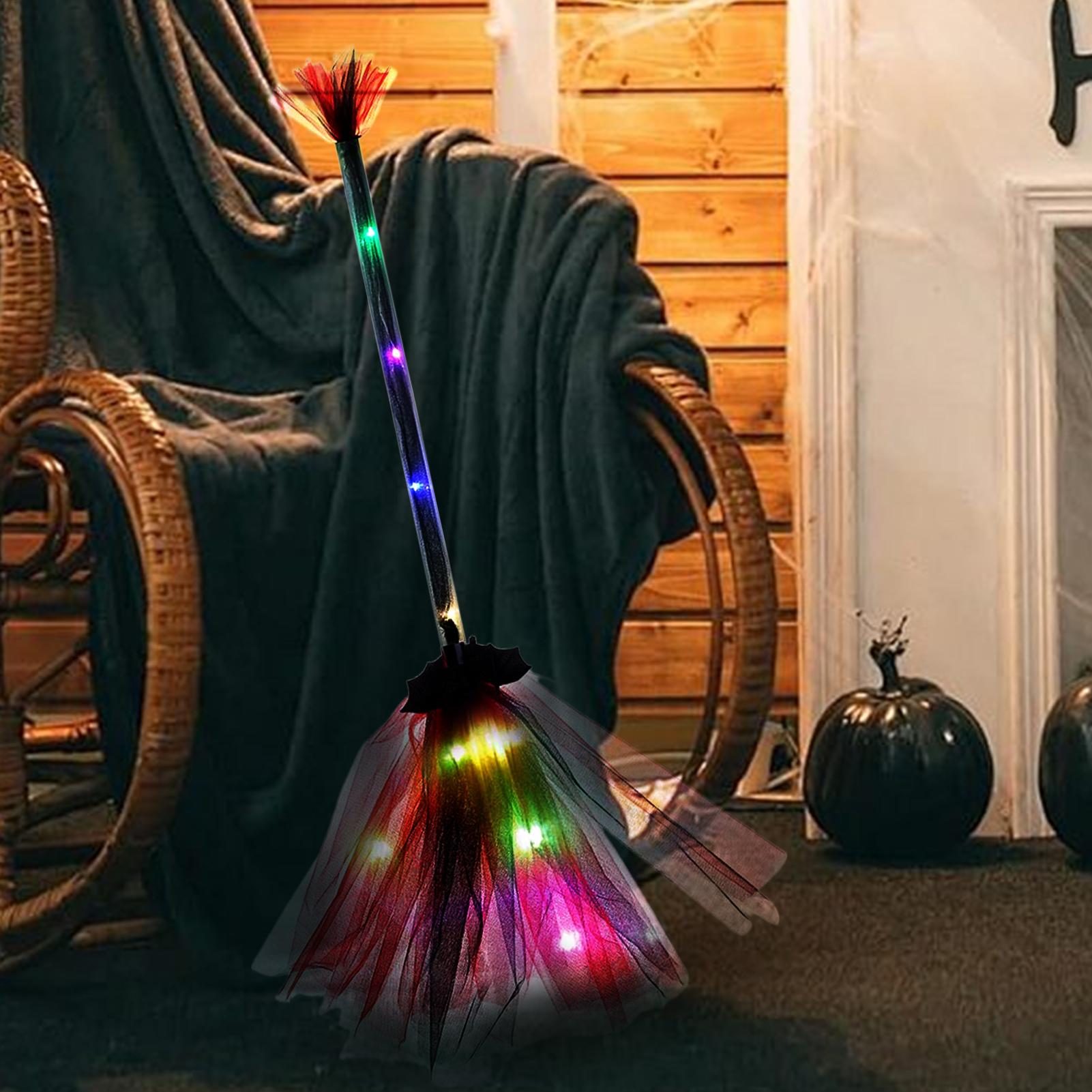 Escoba de Bruja con Pilas, Div - Kids Outdoor Broom reseña y precio