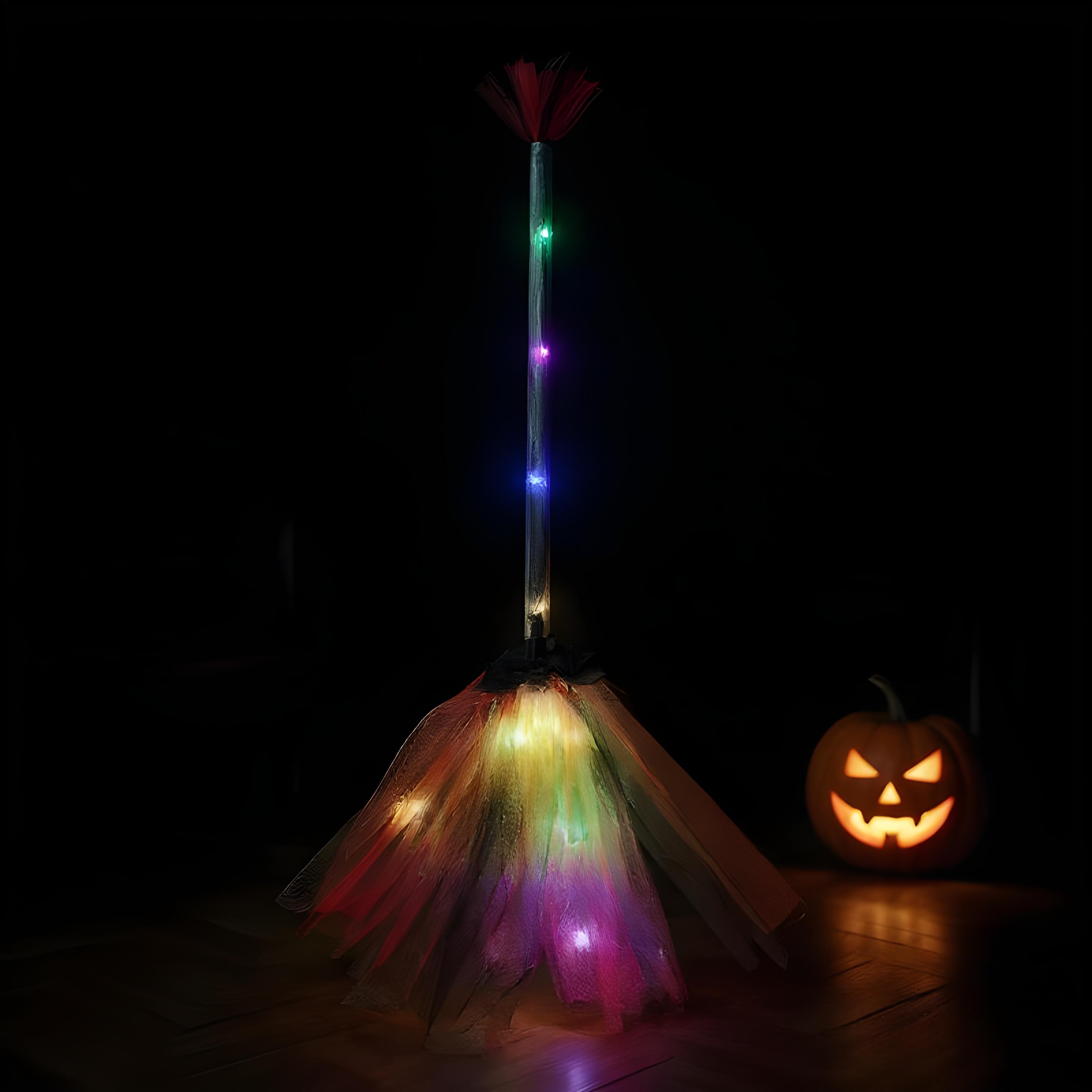 Escoba de Bruja con Pilas, Div - Kids Outdoor Broom reseña y precio