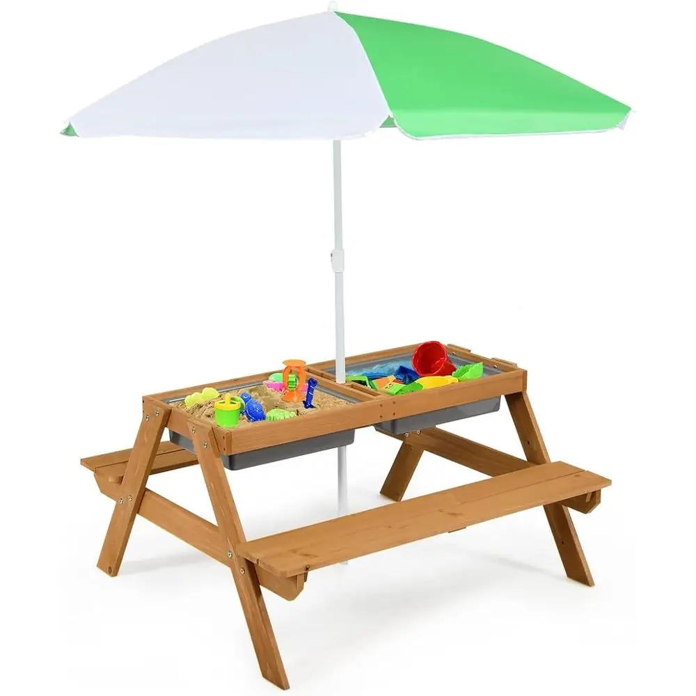 Mesa de Picnic 4 en 1 de Mader - Kids Outdoor Furniture Set reseña y precio