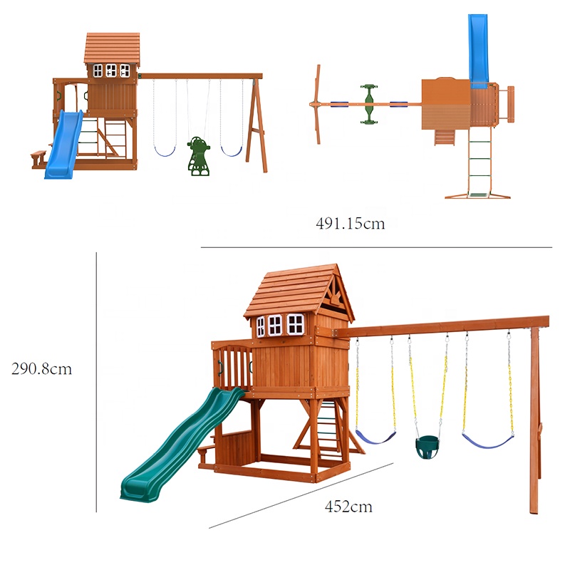 Gran equipo de juegos al aire  - Kids Outdoor Climbing Frame reseña y precio