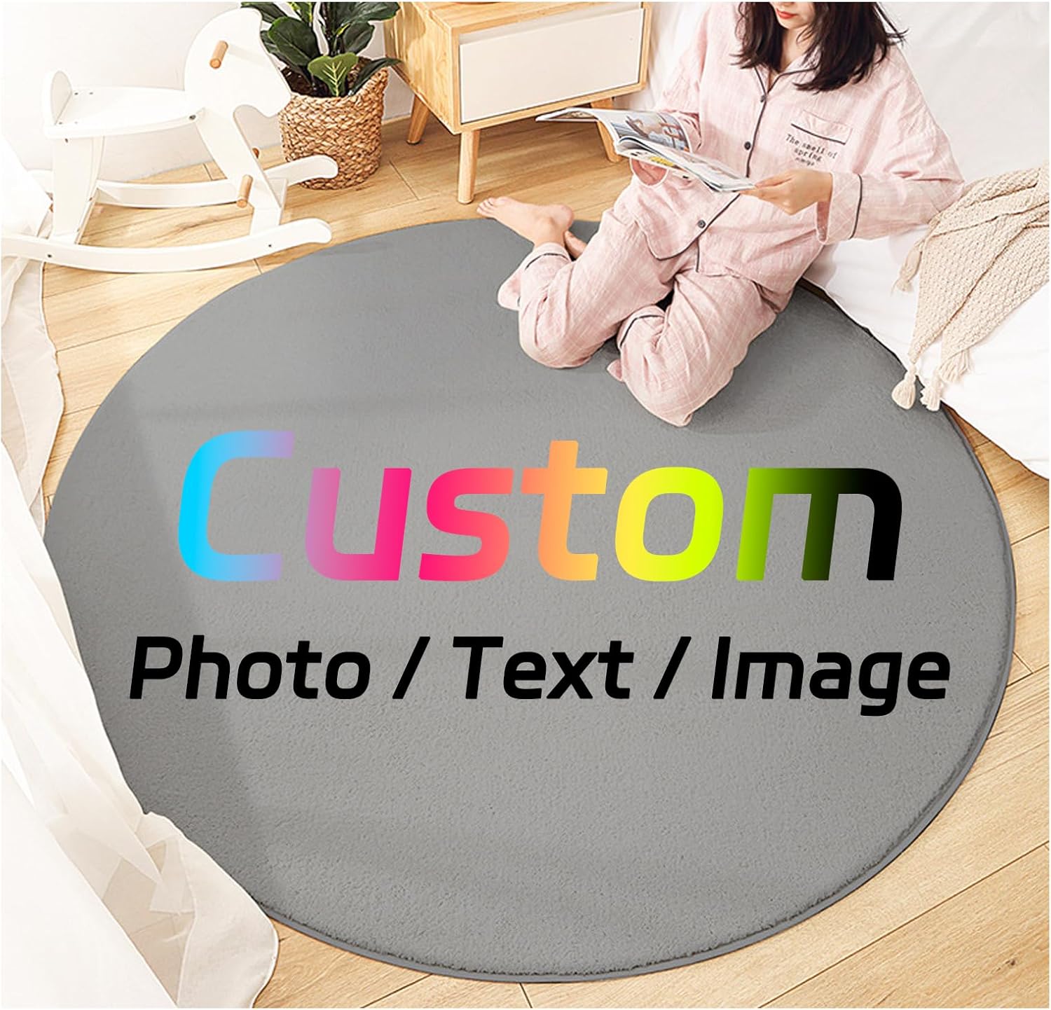 Alfombra redonda personalizada - Kids Outdoor Area reseña y precio