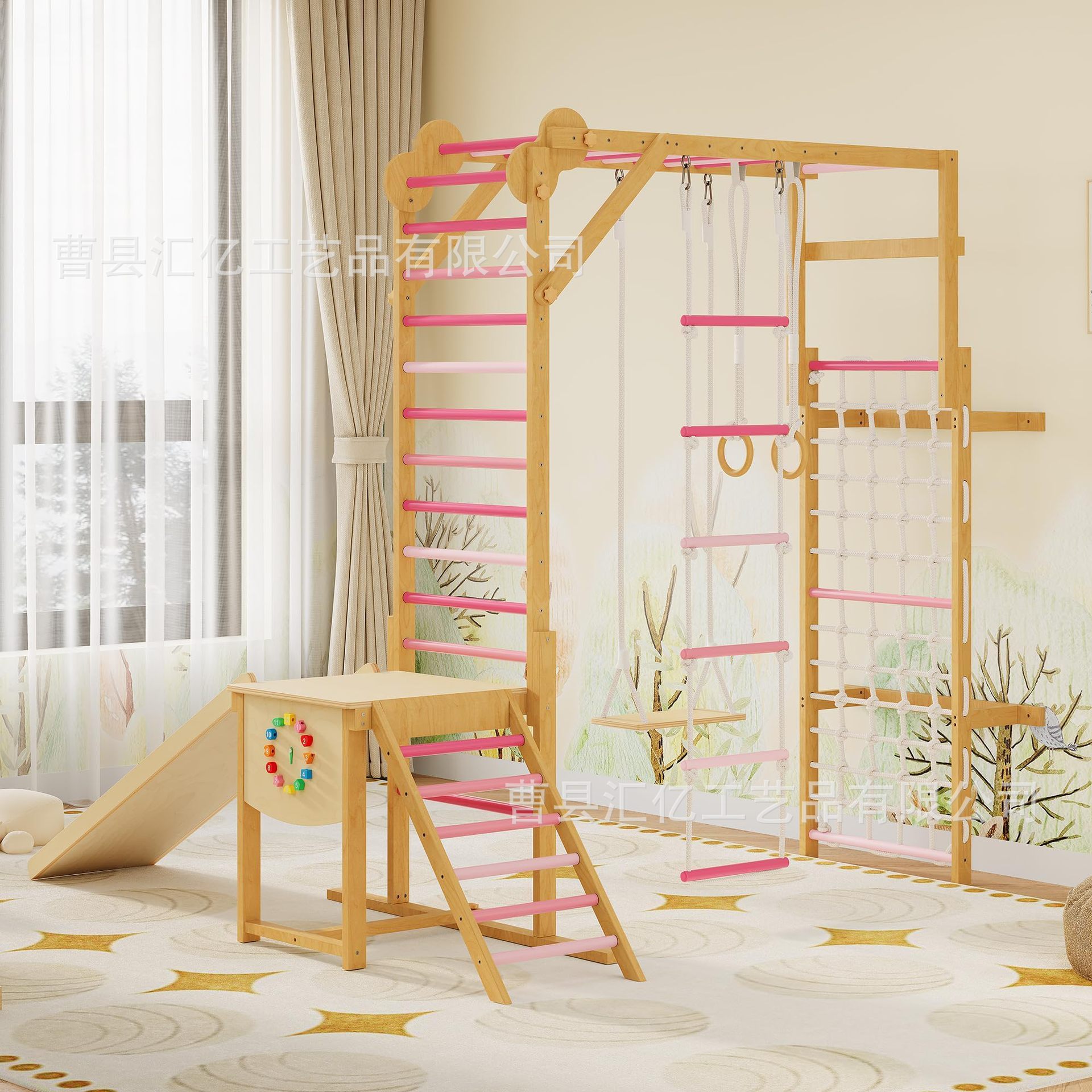 Juguete de Madera Sólida para  - Kids Outdoor Climbing Frame reseña y precio