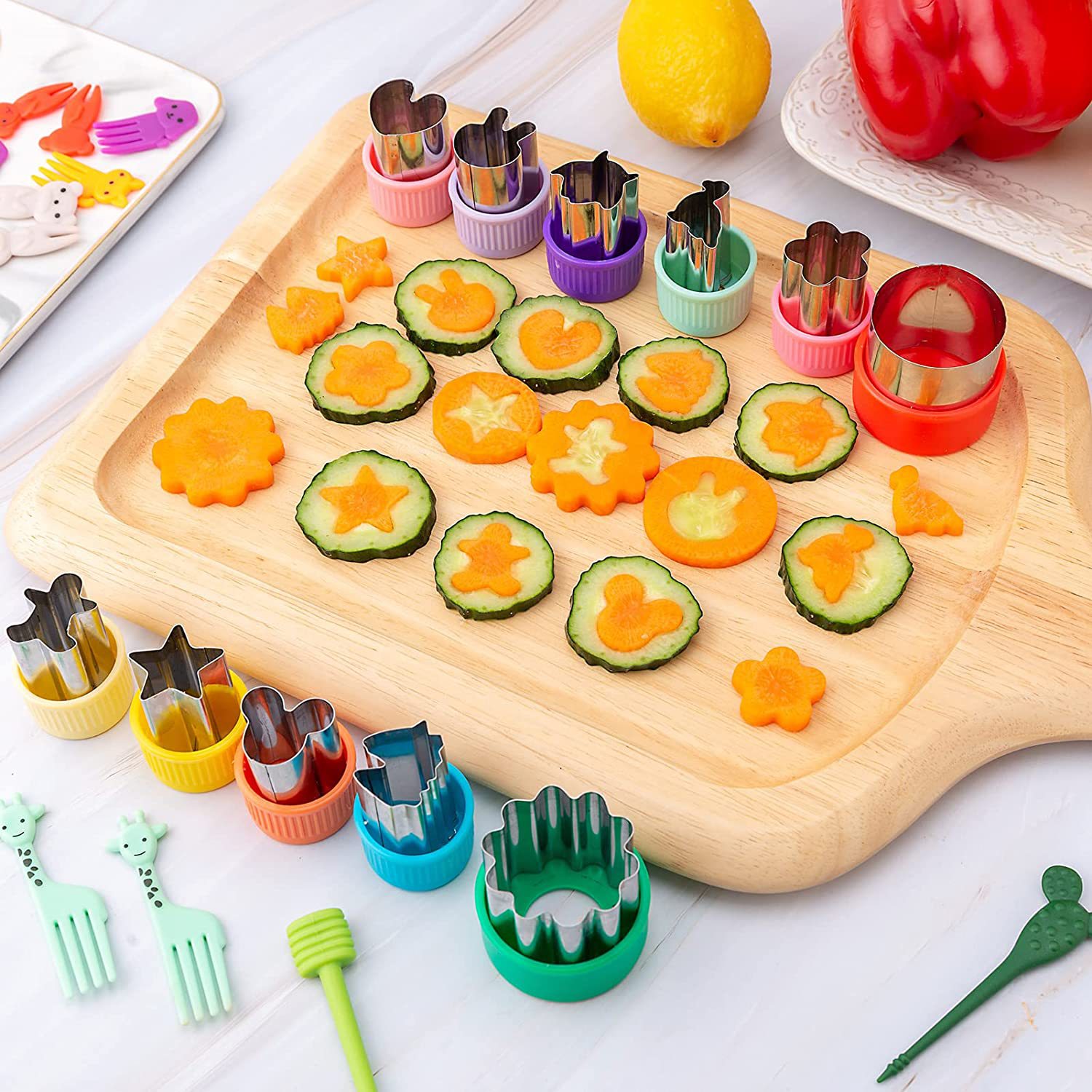 Juego de formas de cortador de - Kids Outdoor Kitchen Accessories reseña y precio