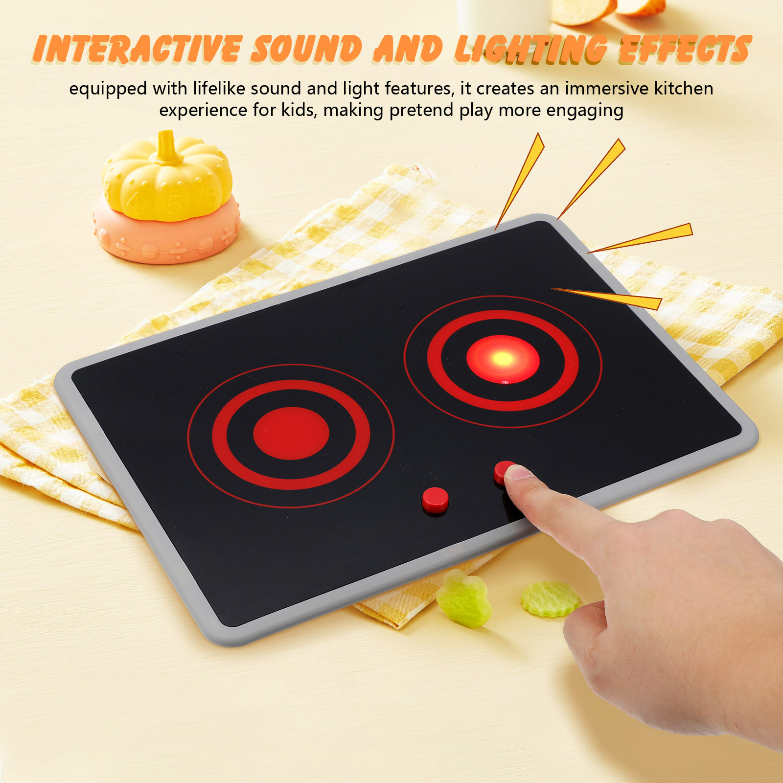 Aparato de cocina para niños,  - Kids Outdoor Kitchen Accessories reseña y precio