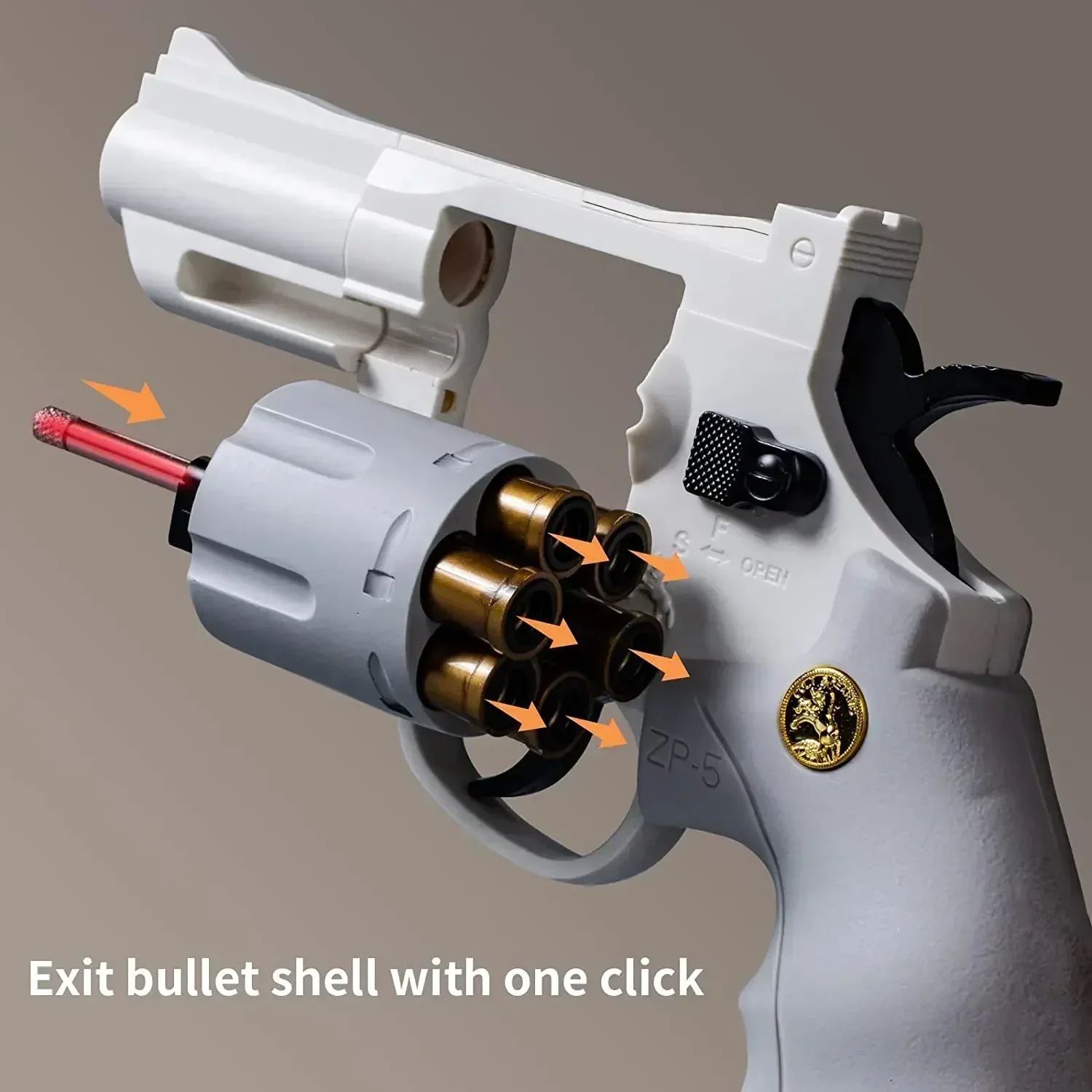 Q ZP5 357 1 Pistola de Dardos  - Q Kids Outdoor reseña y precio