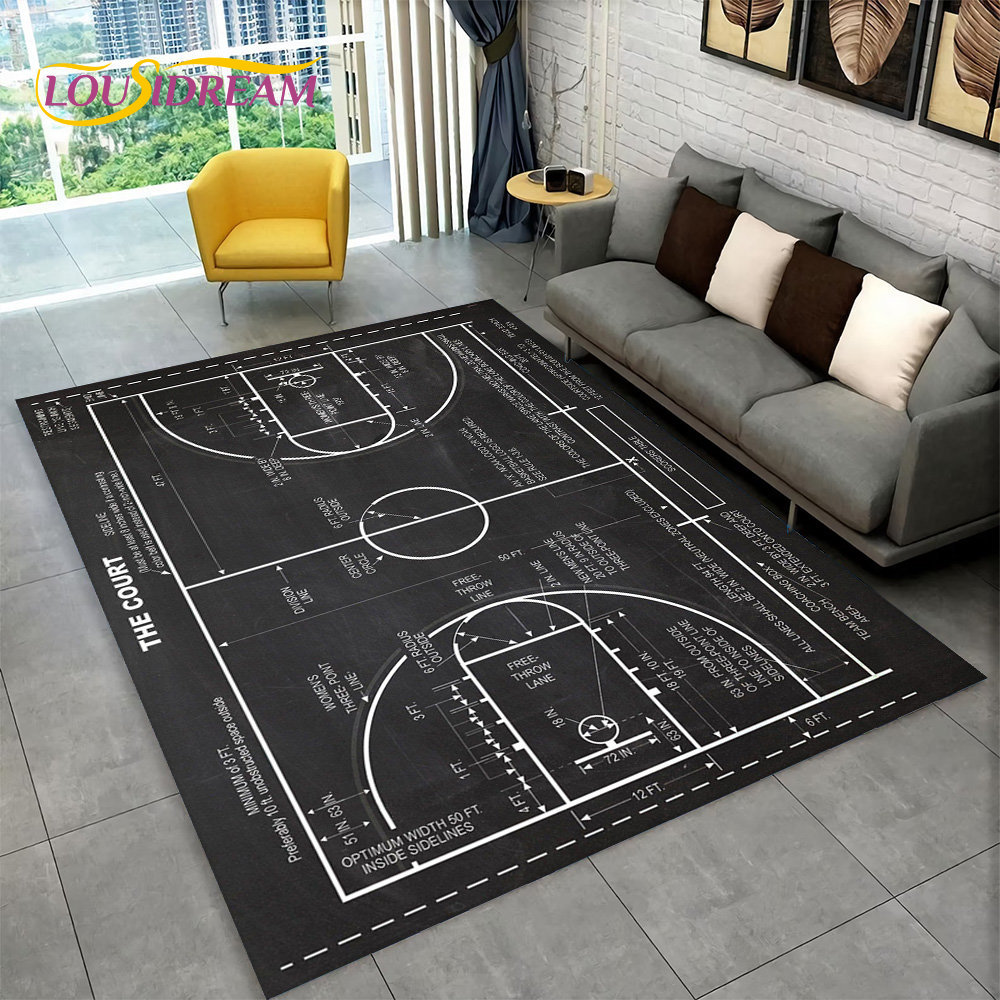 Alfombra grande de baloncesto  - Kids Outdoor Area reseña y precio