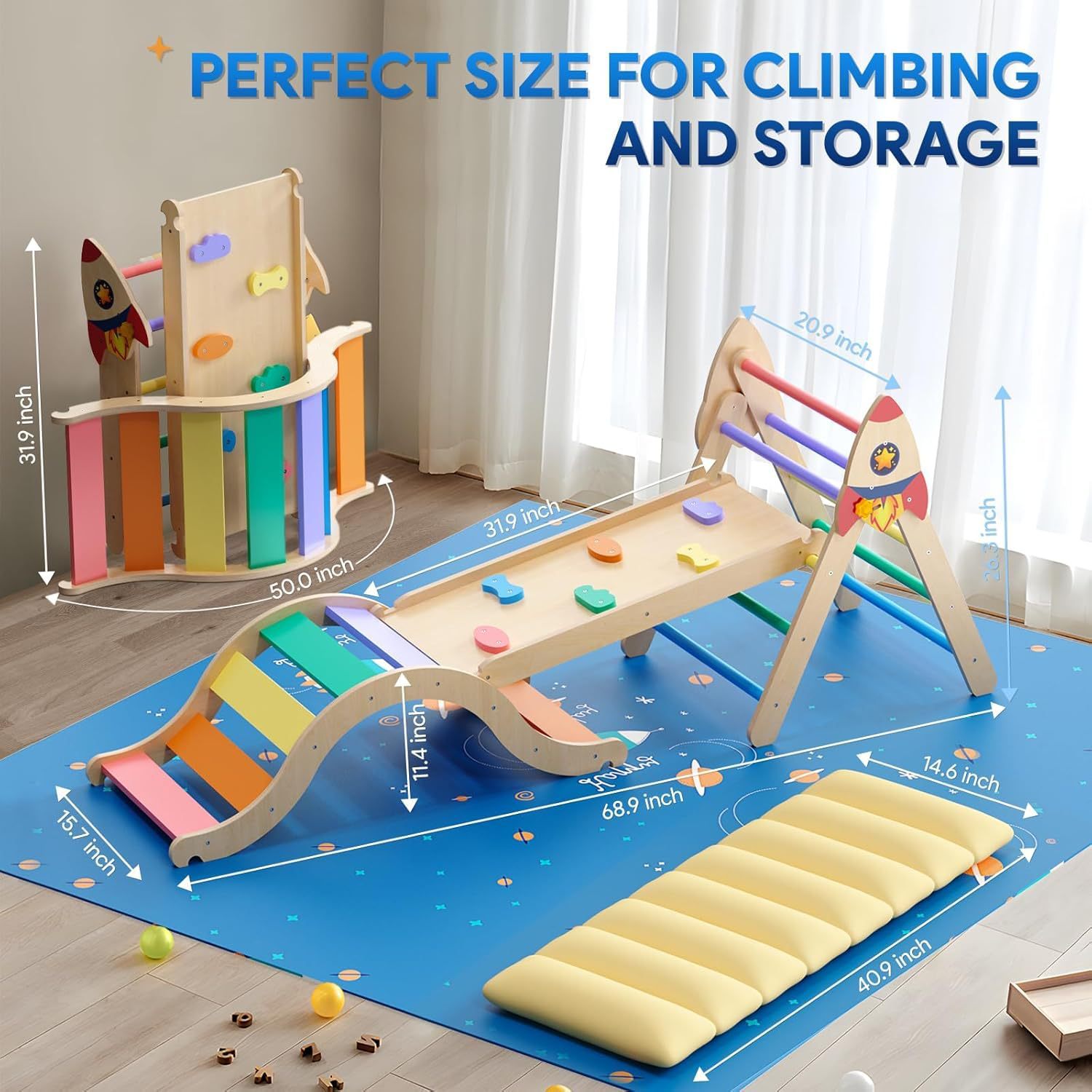 Estructura de Escalada Versáti - Kids Outdoor Climbing Frame reseña y precio