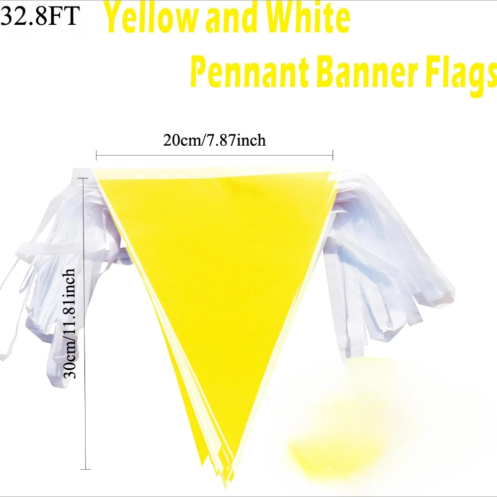 Banderín blanco y amarillo de  - Q Kids Outdoor reseña y precio