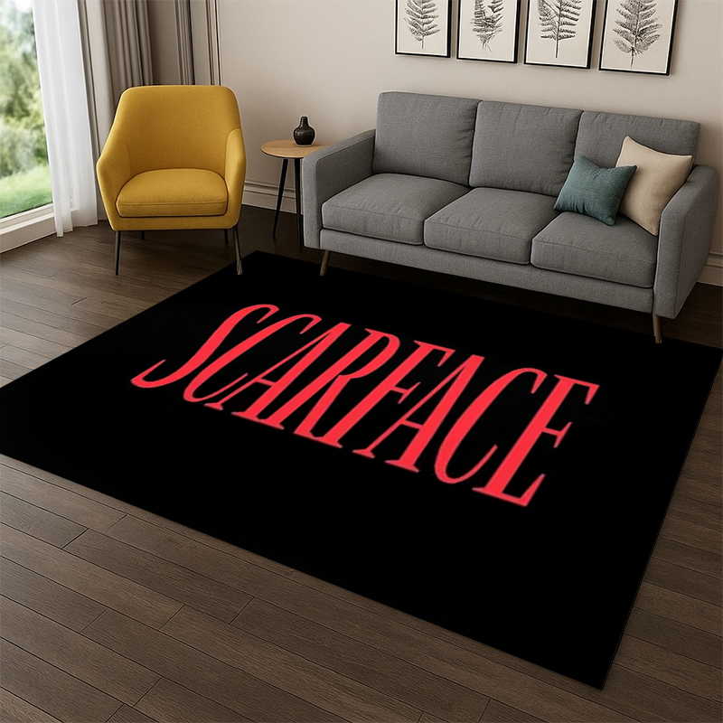 Alfombra 3D de Scarface, Pelíc - Kids Outdoor Area reseña y precio